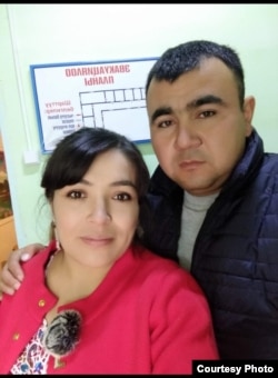 Бекзод Юлдашев с супругой.