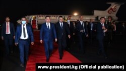 Президент Садыр Жапаров Дүйшөмбү шаарында. 2021-жылдын 15-сентябры.