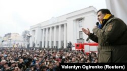 Ուկրաինա - Միխեիլ Սաակաշվիլին դիմում է իր աջակիցներին, Կիև, 5-ը դեկտեմբերի, 2017թ․