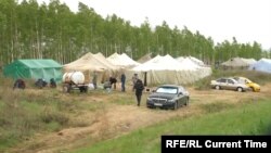 Палаточный городок в Оренбургской области. Архивное фото. 