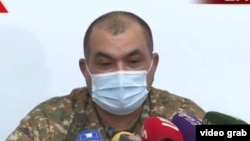 Տիրան Խաչատրյանը ասուլիսի ժամանակ, 26-ը նոյեմբերի, 2020թ.