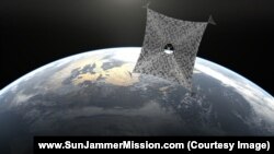 "Санжаммер" кыймылдаткычсыз космостук "жел кайык".