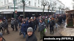 «Прагулка недармаедаў» у Магілёве, 19 лютага 2017 году