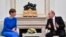 Президент Естонії Керсті Кальюлайд і президент Росії Володимир Путін. Москва, 18 квітня 2019 року 