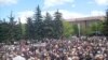 Armenia -- Armenian National Congress (HAK) holds a rally in Gyumri, 24May2010