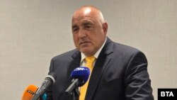 Лидерът на ГЕРБ Бойко Борисов по време на форума на младежката организация на партията в Пловдив, 20 юли 2025 г.