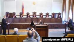 «Կոնգրես-ՀԺԿ» դաշինքի դիմումով լսումները Սահմանադրական դատարանում, Երևան, 27-ը ապրիլի, 2017թ․