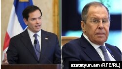 ԱՄՆ պետքարտուղար Մարկո Ռուբիո, ՌԴ ԱԳ փոխնախարար Սերգեյ Լավրով, կոլաժ