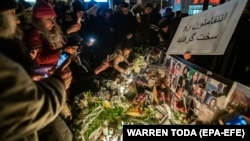 گردهمایی در تورنتو به یاد قربانیان هواپیمای مسافربری اوکراینی که توسط سپاه پاسداران سرنگون شد
