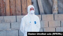 Ноокат районунда карантин убагында тартылган сүрөт.