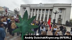 Учасники маршу рушили від будівлі Кабінету міністрів до Верховної Ради