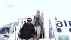 В Бишкеке встретили чемпионку UFC Валентину Шевченко