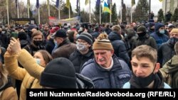 Учасники акції вважають несправедливим вирок одеському активісту Сергієві Стерненку