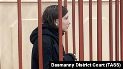 Одна из осуждённых Мария Платонова