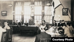 Кобедагы татарлар җыелышы. 1934 ел.