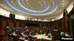 Armenia - A session of the National Assembly in Yerevan, 30May2017.
