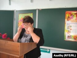 Рәмзилә Ганиева чыгыш ясый