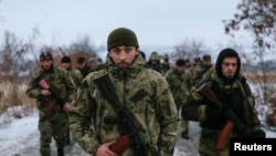 Орусиялык жикчилдер тарапта согушкан чечендер. 2014-жыл.