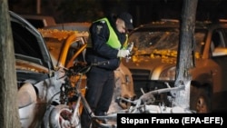 Поліція на місці вибуху