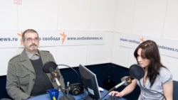 Марьяна Торочешникова в московской студии "Свободы". Фото 2008 года