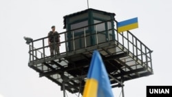 Спостережна вежа на пункті пропуску «Гоптівка» (Харківська область), 22 червня 2016 року