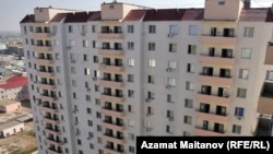 Микрорайон Алмагуль. Атырау.7 августа 2010 года.  