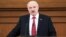 Belarusian President Alyaksandr Lukashenka delivers his annual state-of-the-nation address in Minsk on April 24.