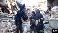 گروهی از افراد «جبهه النصره» در اطراف دمشق