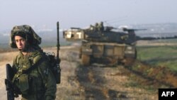 استقرار واحدهای زمینی اسرائیل در نزدیکی نوار غزه. (عکس: Afp)