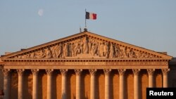 Будынак Нацыянальнага сходу Францыі ў Парыжы. Ілюстрацыйнае фота. 