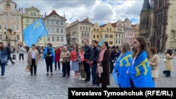 Вшанування пам'яті жертв геноциду кримськотатарського народу. Прага, Чехія, 18 травня 2025 року