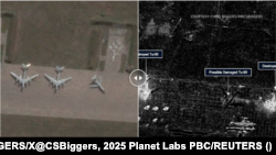 Последствия атаки беспилотников на российскую авиабазу: спутниковые снимки