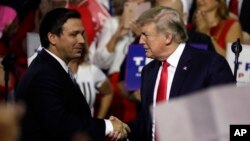 ترامپ و دسانتیس، ۲۰۱۸