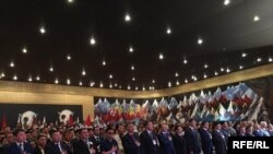 Кыргызстан социал-демократтар партиясынын курултайында. 31.07.2016. 