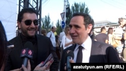 Կարեն Կարագուլյանը և Վաչե Թովմասյանը զրուցում են «Ազատության. հետ, Երևան, 13-ը հուլիսի, 2025թ.