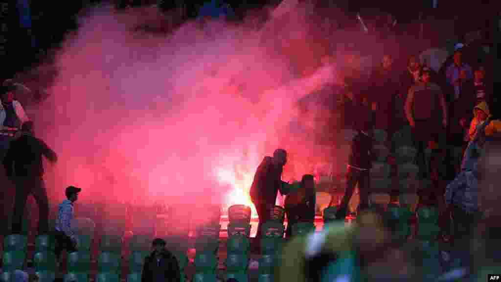 Беспорядки на стадионе в Порт-Саиде.