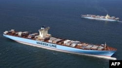 کشتی متعلق به شرکت دانمارکی مولرـمرسک