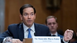 Diňle: Rubio Hazarüsti geçiriji taslamasynyň ABŞ-nyň daşary syýasat bähbitlerine gabat gelýändigini aýdýar
