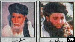 Сваттагы талиптердин көтөрүлүшүнүн ана башы Мавлана Фазллуа жана сваттык талиптердин өкүлү Муслим Хандын гезиттерге жарыяланган сүрөттөрү. Пакистан өкмөтү Мавлана Фазллуанын башы үчүн  5 миллион рупий( 62 250 АКШ доллары) сыйлык убада кылды.