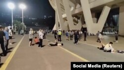 Пострадавшие в результате наезда автомобиля в городе Чжухай, 11 ноября 2024 г.