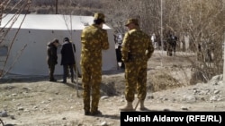 Кыргызстан менен Тажикстандын чек арасы. Баткен. Архивдик сүрөт.