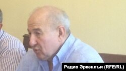 Daghestan -- Kurbanov Kurban-head of Derbent district on a press-conference, Derbent, 11Aug2014