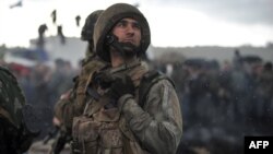 Боєць Національної гвардії України під час АТО