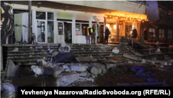 Наслідки російського ракетного удару по клініці у Запоріжжі, Україна, 10 грудня 2024 року