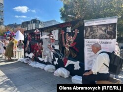 Картина, яку створили українські діти, Брюссель, 24 серпня 2025 рік