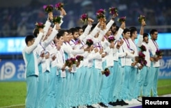 Өзбекстан құрамасы Азия ойындарында қола медаль алған сәт. Қытай, 7 қазан, 2023 жыл.