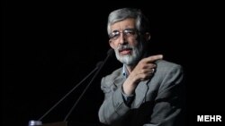 غلامعلی حدادعادل، عضو ائلاف سه‌گانه «پیشرفت» در انتخابات ریاست جمهوری یازدهم است