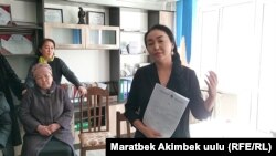 Ырчы Самара Каримова музыкалык окуу жайда. 14-январь, 2021-жыл.