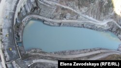 Резкое падение уровня воды зафиксировано в Джварском водохранилище, питающем гидроэлектростанцию «Ингур»