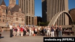 Акцыя салідарнасьці з палітвязьнямі, ліпень 2011, Таронта